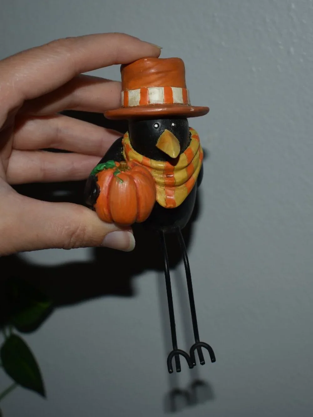 Vintage Papel Giftware Harvest Fall Halloween Collectable Figurine Lot Set of 3